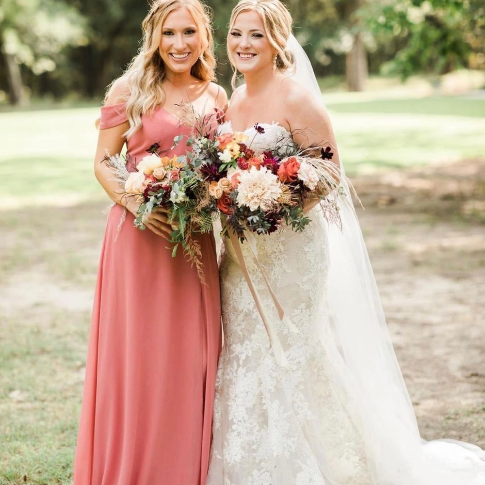 Dusty rose Jenny Yoo Priya Bridesmaid dress